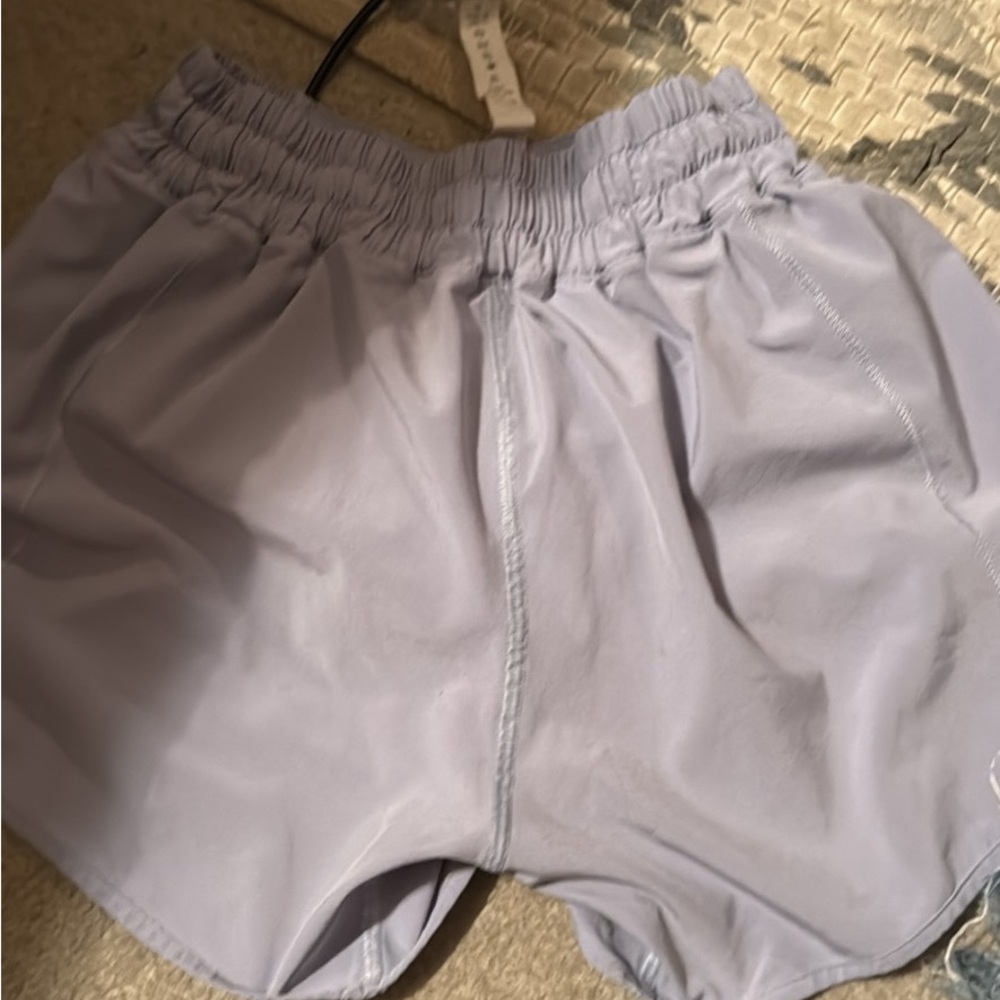 Lululemon Athletica Light Gray Athletic Shorts